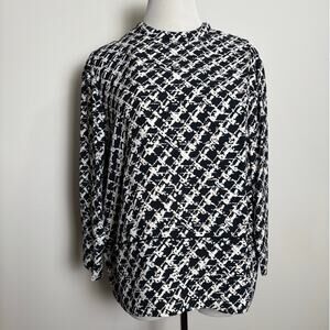 Proenza Schouler Luxury Career Blouse Sz Small Executive Twee Corp Core Preppy